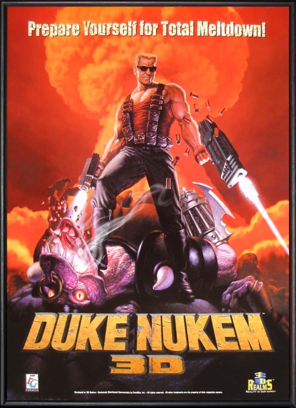 Создать мем: duke nukem 3d обложка, дюк нюкем игра 1996, дюк нюкем