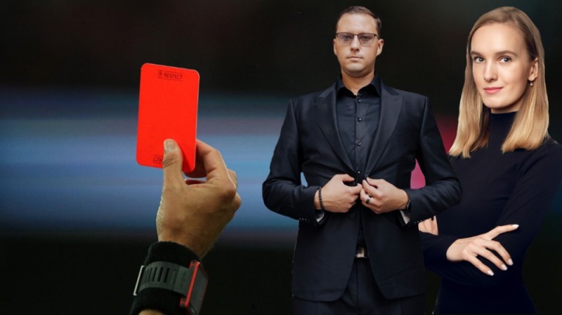 Create meme: red card, rast red card, red card in football