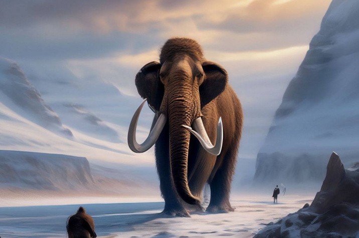 Create meme: mammoth, Mammoth 2, melting of mammoth glaciers