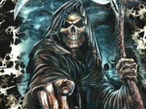 Create meme: skeleton, the grim Reaper