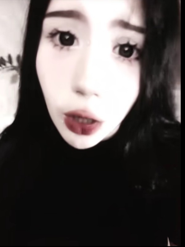 Create meme: makeup , beautiful Korean girl, emo girl