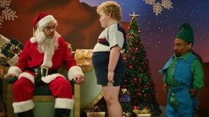 Create meme: Santa Claus, the night before christmas, bad Santa