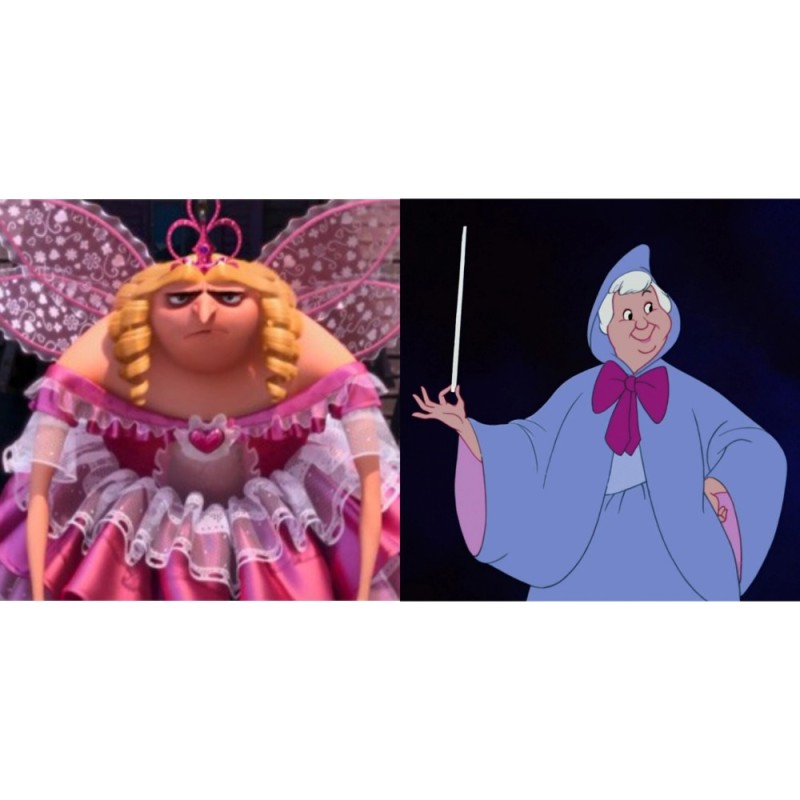 Create meme: Gru ugly I'm a fairy, despicable me 2 gru fairy, gru fairy