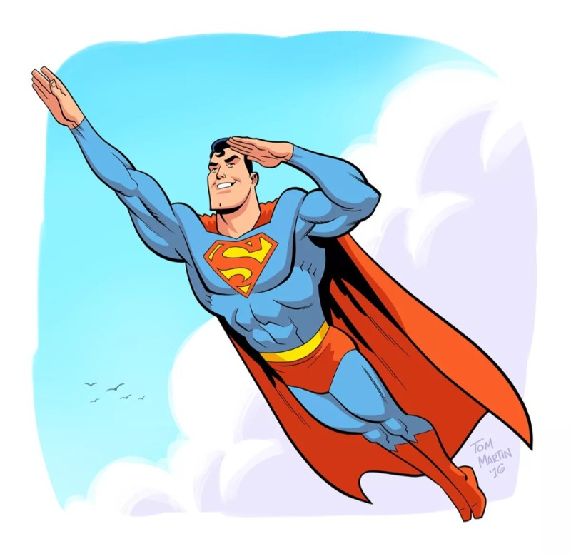 Create meme: superman, superman cartoon, Superman figure