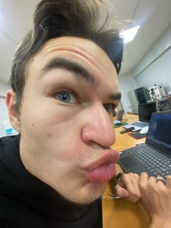 Create meme: lips , Alex , male 