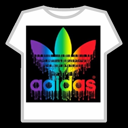 adidas rainbow t shirt
