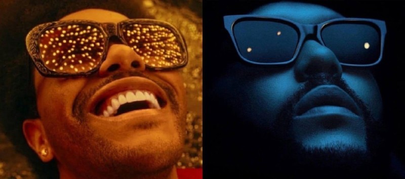 Create meme: Meme with the Weeknd in glasses, the Weeknd in glasses, memes 