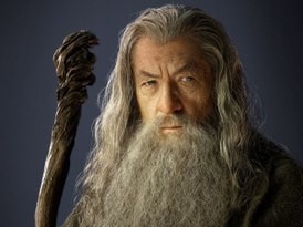 Create meme: Ian McKellen Gandalf, the Lord of the rings Gandalf, Gandalf actor