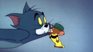 Create meme: Tom and Jerry