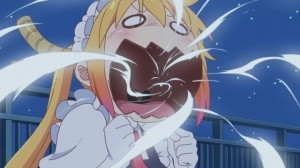 Create meme: the dragon-maid Kobayashi-San Belenkaya, dragon maid of Mrs. Kobayashi San gif, dragon maid fire