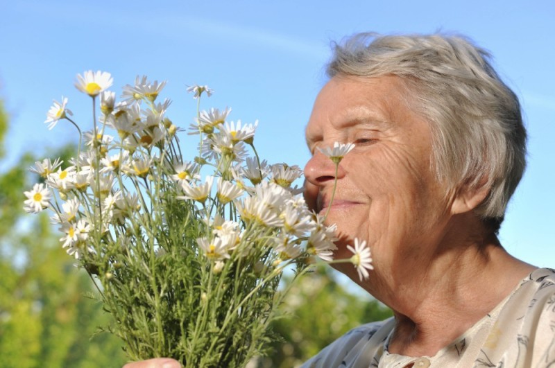 Create meme: an elderly woman with flowers, bouquet for an elderly woman, an elderly woman