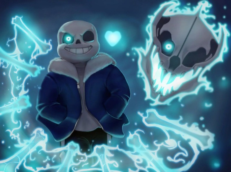 Create meme: sans underdale art, undertail sans, Sanz art