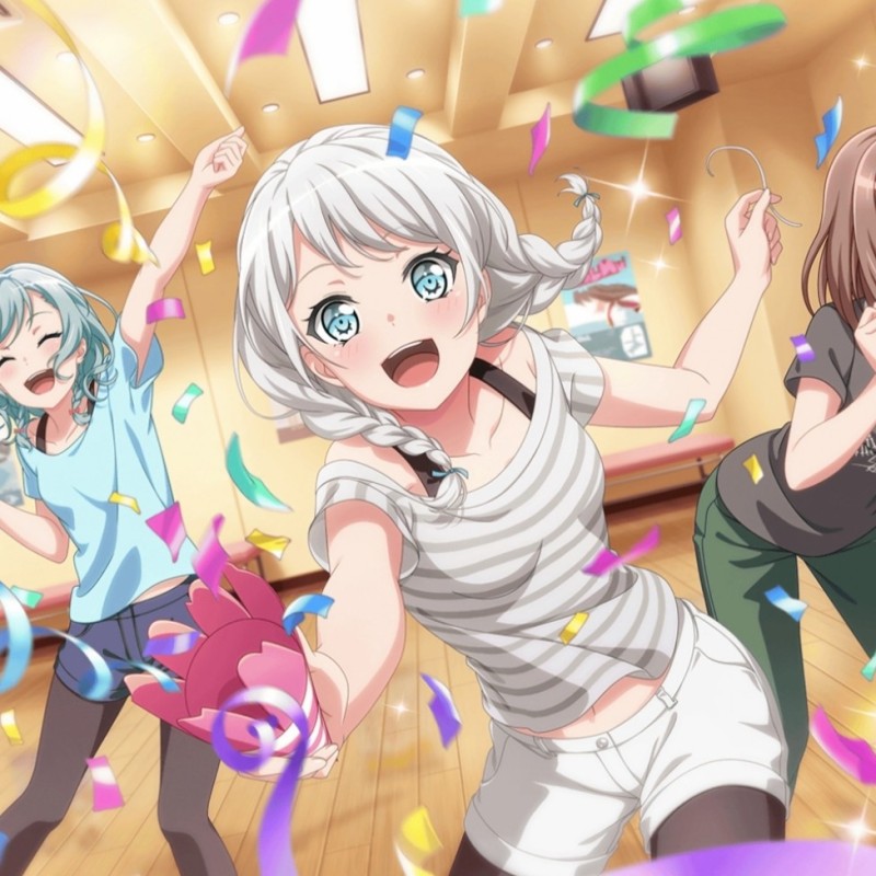 Create meme: bang dream wakamiya eve, bang dream girls band party, bang dream