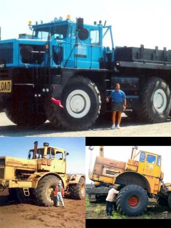 Создать мем: грузовик pacific p12, трактор кировец к-701 с тралом, трактор кировец 6x6