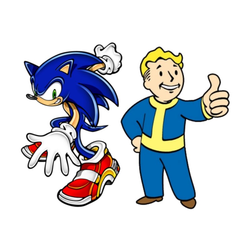 Create meme: volt boy, Sonic Adventure 2, fallout 4 volt fight