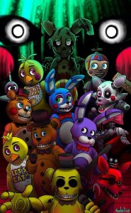 Create meme: nights with Freddy, 5 nights with Freddy, friends of the animatronics fnaf