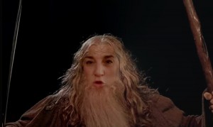 Создать мем: gandalf, ты не пройдешь гэндальф, гэндальф