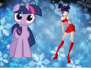 Create meme: Winx and MLP