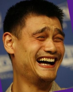 Create meme: Yao Ming meme, Yao Ming meme, Yao Ming laughs