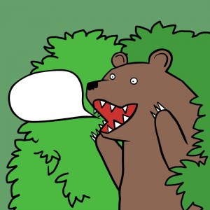 Create meme: meme bear, bear bushes, bear out of the bushes