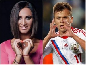 Create meme: Olga Buzova 2018, players, Denis Dmitriyevich Cheryshev