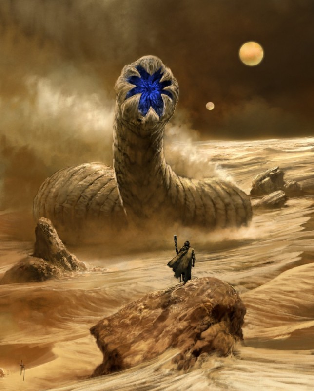 Create meme: worm dune, dune , dune art