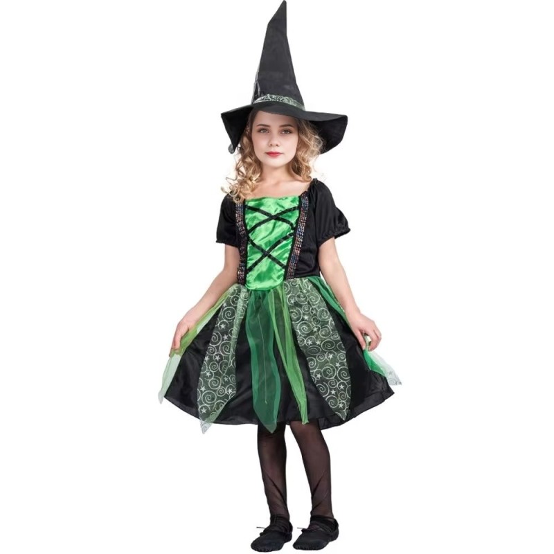 Create meme: witch costume, witch costume, A witch's carnival costume for a girl