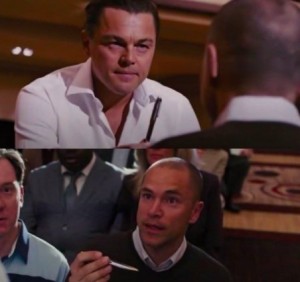 Create meme: the wolf of wall street, Leonardo DiCaprio