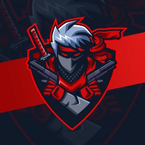 Создать мем: значок steam, mascot logo, art ninja