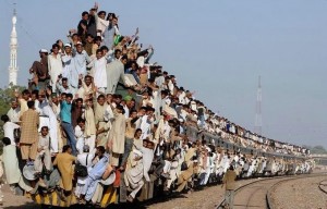 Create meme: train in India, space, the train in India with people