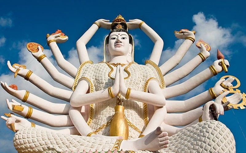 Create meme: multi-armed shiva thailand, many-armed God Shiva, the many - armed goddess