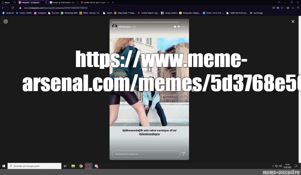 Create meme: null