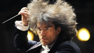 Create meme: evgeny, conductor, chamber orchestra