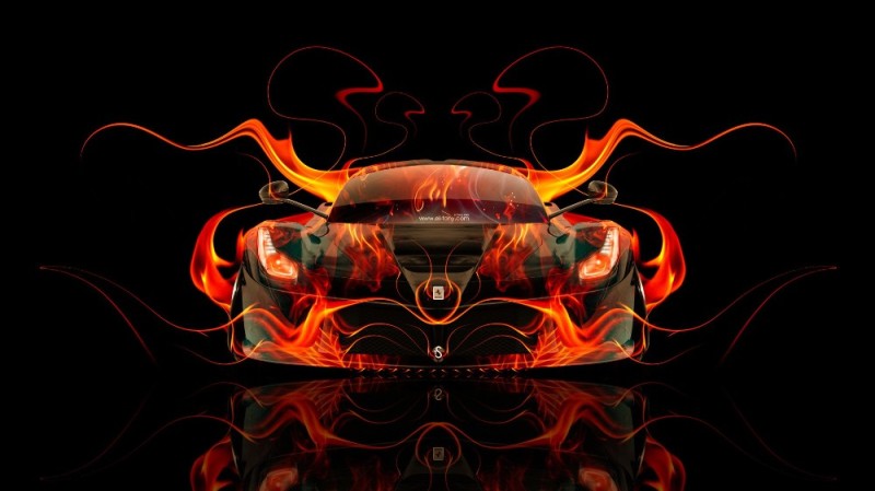 Create meme: background of the car, fire car, machine abstraction