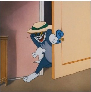 Create meme: guys I'm fumbling in this meme, Tom and Jerry cat, I know meme