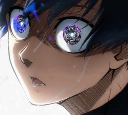 Create meme: blue lock season 1 episode 1, blue lock - official main trailer, eyes anime