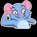 Create meme: rat sticker, stickers , sticker mr. rats vkontakte