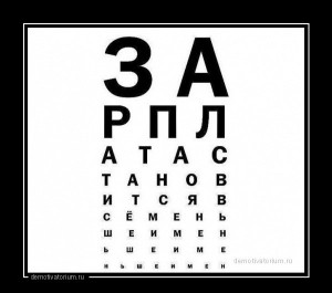 Create meme: sight test, table for eye tests fun