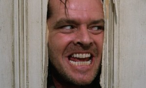 Create meme: here's johnny, stanley kubrick, a psychopath