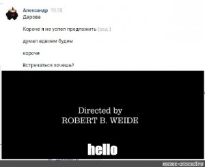 Create Meme "photo With Comments, Directed By Robert Weide, Directed By ...