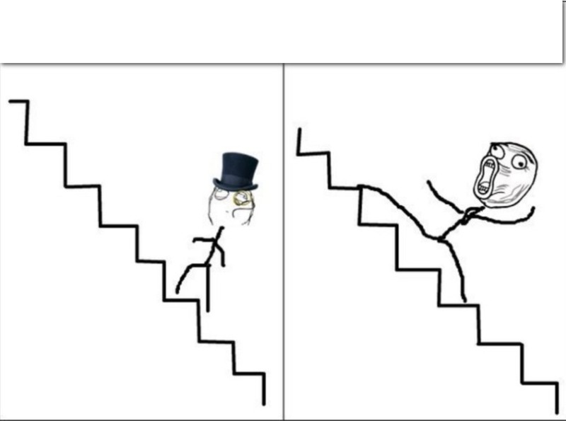 Create meme: Climbing the stairs, Stairs are a joke, memes about the stairs