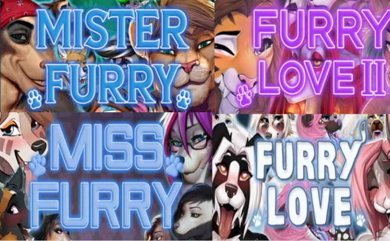 Создать мем: furry love game, игры, furry love