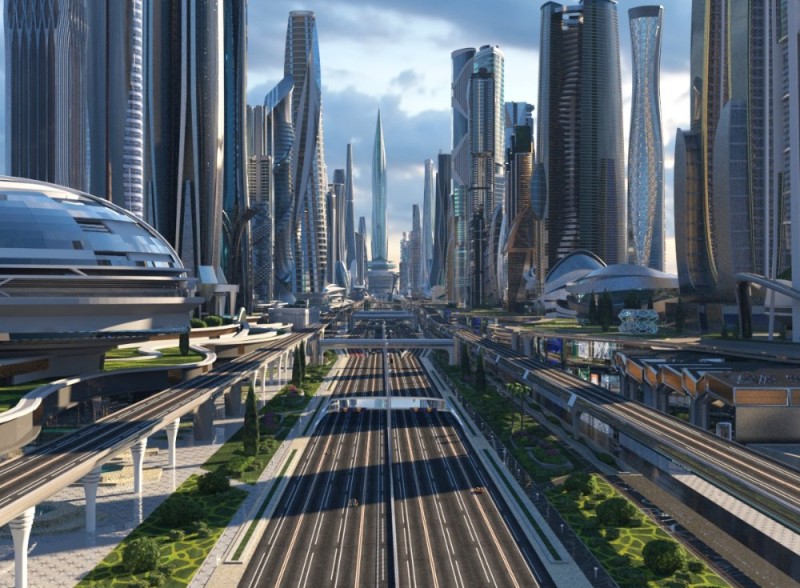 Создать мем: москва в будущем, футуристический город будущего, будущее
