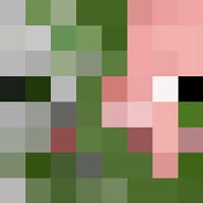 Create meme: pigman, svinozombi png, minecraft head svinozombi