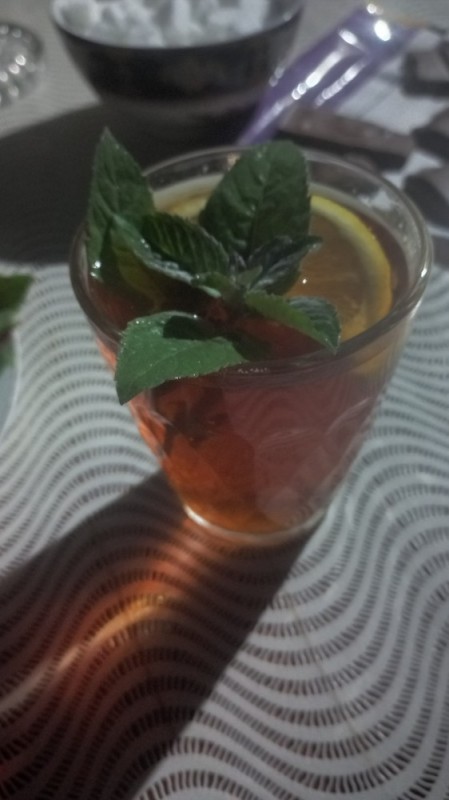 Create meme: cocktail tea, mint tea, drinks 