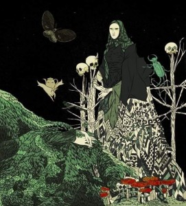 Создать мем: tin can forest wallpaper, harry clarke иллюстрации, sylosis dormant heart