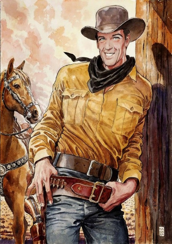 Create meme: Cowboy Wild west Sheriff, cowboy Western, John West the Cowboy