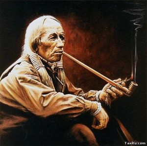 Create meme: Jose, Indian Smoking a pipe, Portrait