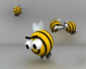 Create meme: bee meme, sorry bee bee cool, bee