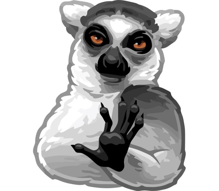 Create meme: uzbagoysya limur, lemur uzbagoysya original, lemur uzbagoysya 